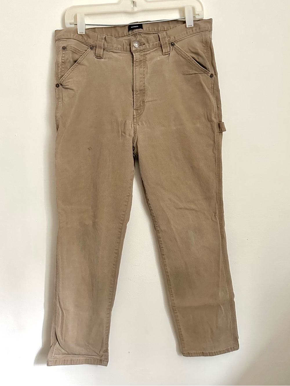 Men’s Express Tan Carpenter Jeans